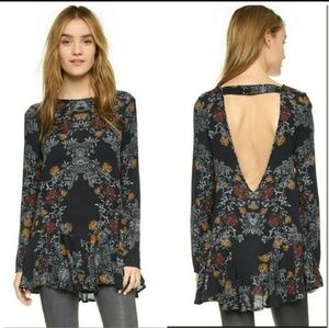 FREE PEOPLE smooth talker tunic raven colored